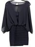 Cache 100% Polyester 8% Spandex Solid Blue Cocktail Dress Size 2 - photo 2
