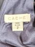 Cache 100% Polyester 8% Spandex Solid Blue Cocktail Dress Size 2 - photo 3