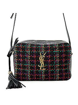 Yves Saint Laurent Yves Saint Laurent Saint Laurent Paris Shoulder Bag Lou Camera Tweed 612544 SAINT LAURENT PARIS Handbag with Tassel Black Women's (view 1)