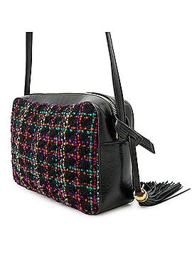 Yves Saint Laurent Yves Saint Laurent Saint Laurent Paris Shoulder Bag Lou Camera Tweed 612544 SAINT LAURENT PARIS Handbag with Tassel Black Women's (view 2)