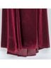 Xscape Solid Burgundy Cocktail Dress Size 22 - photo 5