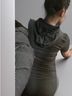 Target Ribbed Hooded Bodycon T-shirt Dreaa Casual Dress - photo 5