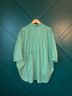 Easel 100% Cotton Checkered-gingham Green Button-Down Shirt Size L - photo 3