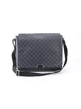 Louis Vuitton Louis Vuitton Damier Graphite District GM N41271 Leather Shoulder Bag for Men (view 1)