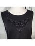 Escada Black Sleeveless Top Size 10 - photo 4