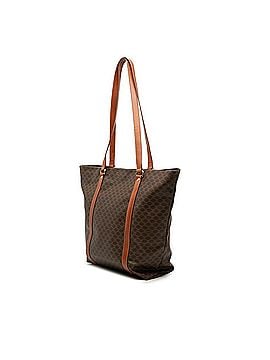 Céline Celine Macadam Tote Bag Shoulder Brown Leather Women's CELINE (view 2)