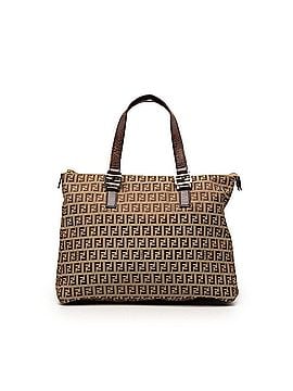 Fendi Fendi Zucchino Tote Bag Handbag 88BH138 Brown Canvas Leather Women's FENDI (view 1)