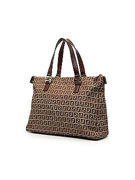 Fendi Fendi Zucchino Tote Bag Handbag 88BH138 Brown Canvas Leather Women's FENDI (view 2)