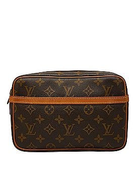 Louis Vuitton Louis Vuitton Monogram Compiegne 23 Second Bag Clutch M51847 Brown Leather Women's LOUIS VUITTON (view 1)
