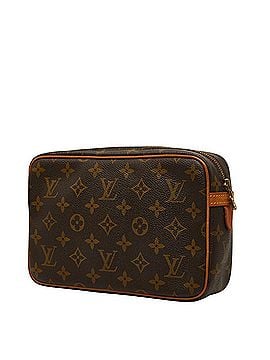 Louis Vuitton Louis Vuitton Monogram Compiegne 23 Second Bag Clutch M51847 Brown Leather Women's LOUIS VUITTON (view 2)