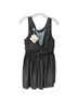 Lorick 100% Silk 100% Silk Solid Black Blue Cocktail Dress Size 10 - photo 1