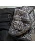 DKNY Solid Graphic Black Coat Size 12 - photo 8