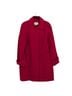 Appleseeds 63% Wool 26% Polyester 6% Acrylic 5% Other 100% Polyester Solid Red Coat Size L - photo 1
