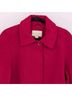 Appleseeds 63% Wool 26% Polyester 6% Acrylic 5% Other 100% Polyester Solid Red Coat Size L - photo 5