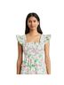 Hill House Floral White Pink Tank Top Size XL - photo 1