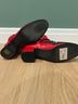 Zadig & Voltaire 100% Leather Red Black White Boots Size EU 36 - photo 3