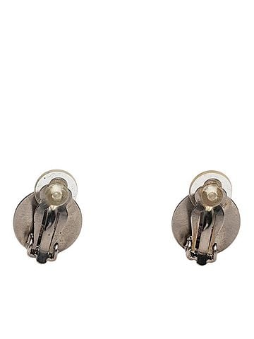 Chanel Chanel Coco Mark Vintage Earrings 99A Silver Gold Metal Women's CHANEL (view 2)