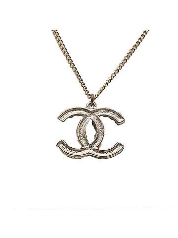 Chanel Chanel Coco Mark Necklace Pendant A12A Gold Plated Faux Pearl Women's CHANEL (view 2)