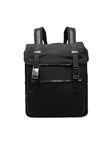 Gucci Gucci Flap Backpack 0190326 Black Nylon Leather Women's GUCCI (view 1)