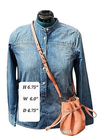Madewell Blossom Drawcord Mini Leather Crossbody Bag (view 1)