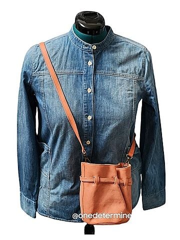 Madewell Blossom Drawcord Mini Leather Crossbody Bag (view 2)