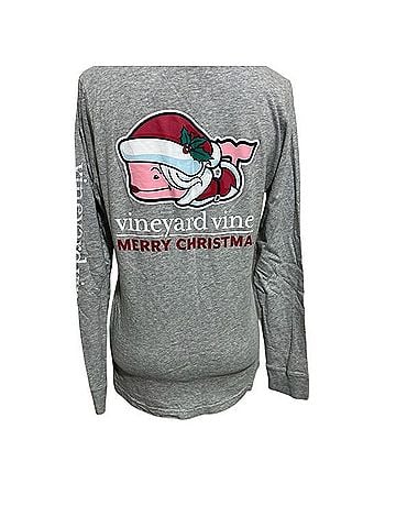 Vineyard Vines Mrs. Claus Whale Long Sleeve T-Shirt (view 2)