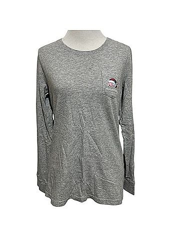 Vineyard Vines Mrs. Claus Whale Long Sleeve T-Shirt (view 1)