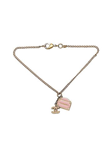 Chanel Chanel Coco Mark 31 RUE CAMBON Le Cambon Chain Bracelet 06C Engraving Gold Pink Plated Women's CHANEL (view 2)