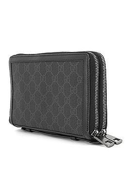 Gucci Gucci clutch bag GG Supreme second 395708 GUCCI black wallet handbag (view 2)