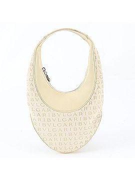 Bvlgari Bvlgari Logomania Leather Canvas Shoulder Bag Tote Handbag Brand Women's (view 1)