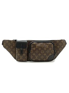 Louis Vuitton LOUIS VUITTON Louis Vuitton Monogram Macassar Christopher Bum Bag Belt Body Waist Shoulder M45337 (view 1)