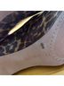 Vince Camuto 100% Leather Animal Print Brown Tan Heels Size 10 - photo 8