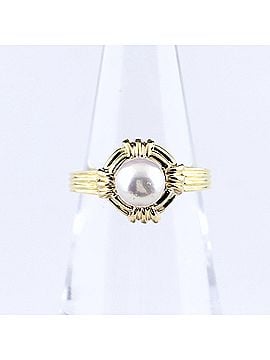 Tiffany & Co. Tiffany &amp; Co. Pearl Ring, Yellow Gold (YG), 750 Women's Ring (view 1)