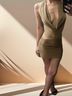 Venus Gold Cocktail Dress Size S - photo 3