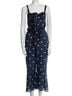 Nicholas Polka Dots Blue White Jumpsuit Size XS - photo 1