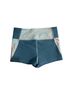 Hurley Floral Blue Tan Swimsuit Bottoms Size S - photo 2