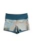 Hurley Floral Blue Tan Swimsuit Bottoms Size S - photo 1