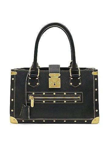 Louis Vuitton LOUIS VUITTON Suhali Fabulous Tote Bag Handbag Studded Leather Noir Black M91812 (view 2)