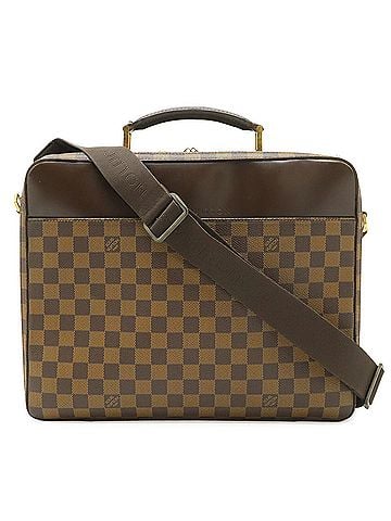Louis Vuitton LOUIS VUITTON Damier Porte Ordina Tour Savanna Handbag PC Case Shoulder Bag N53355 (view 1)