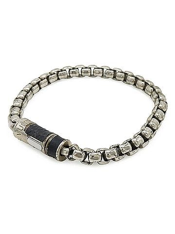 Louis Vuitton LOUIS VUITTON Louis Vuitton Bracelet Chain Monogram Eclipse M size M62592 (view 1)