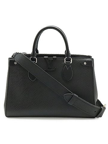 Louis Vuitton LOUIS VUITTON Louis Vuitton Epi Grenelle Tote PM Handbag Shoulder Bag Leather Noir Black M57680 (view 2)