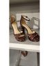 Jessica Simpson Animal Print Brown Black Heels Size 6 - photo 3