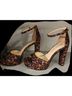 Jessica Simpson Animal Print Brown Black Heels Size 6 - photo 6