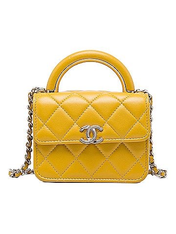 Chanel Mini Lambskin Paris Le19M Charming Top Handle Flap (view 1)