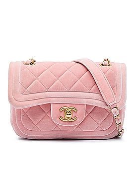 Chanel Mini Quilted Velvet Double Frame Flap (view 1)
