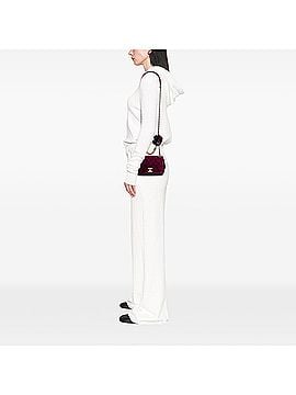 Chanel Paris Cosmopolite Small Tricolor Quilted Velvet Private Affair Camellia Flap (view 2)