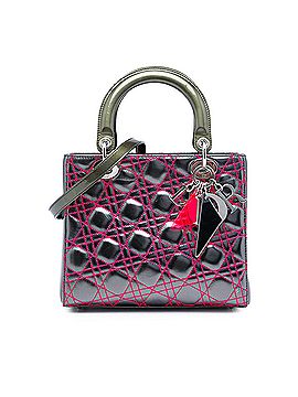 Dior Anselm Reyle Medium Metallic Lambskin Cannage Lady Dior (view 1)
