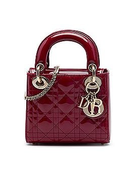 Dior Mini Patent Cannage Lady Dior (view 1)