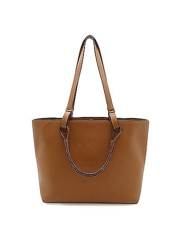 Loewe LOEWE Anagram Tote Small Bag Handbag Shoulder Leather Brown A717S72X02 (view 1)