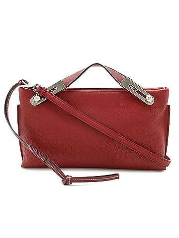 Loewe LOEWE Anagram Missy Small Clutch Bag Shoulder Leather Pink Red (view 1)